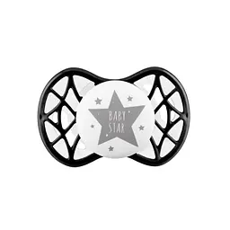 Пустушка Nuvita 7065 Air55 Cool симетрична 0m+ BABY STAR чорна NV7065IB - мініатюра 2
