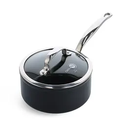 Ківш з кришкою GreenPan Barcelona Pro 18 см 2,1 л з керамічним покриттям (CC005331-001) - мініатюра 1