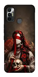 TPU чохол Demsky Slavic mystery girl для TECNO Spark 7