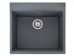 Кухонна мийка Miraggio LAGOON 540 gray (0001140) Граніт, Під стільницю/Врізна, Сірий
