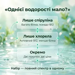 Набор "Полный спектр": спирулина + хлорелла в таблетках 100+100 г - миниатюра 8