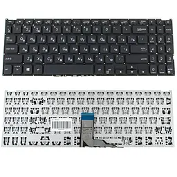 Клавіатура для ноутбука ASUS (X512 series) rus, black, без фрейма