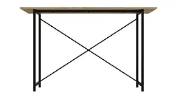 Стіл письмовий Line Лайт Ferrum-decor 750x1200x600 Чорний метал ДСП Дуб Сонома 16 мм (FRD-104860) - мініатюра 7