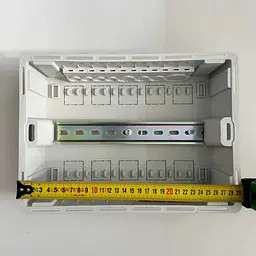 Бокс пластиковий СКІМ 12 модулів вбудований IP40 чорний прозора дверка ( С11902024 ) - мініатюра 7