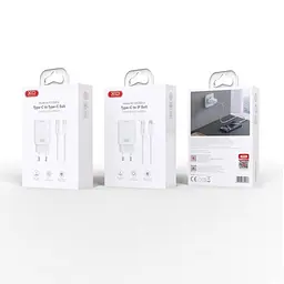 Мережевий зарядний пристрій XO CE25 PD25W USB-C Fast Charger with Lightning cable Білий - мініатюра 6