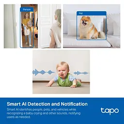 IP-Камера Tapo C125 4MP N300 microSD motion detection, штучний інтелект TP-Link teh0015985 - мініатюра 6
