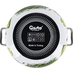 Каструля Gusto Premium Яскраві лайми GT-T-122-LI 22 см 5.1 л (117694) - мініатюра 5