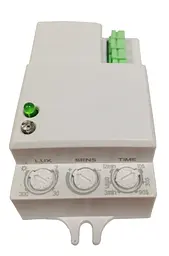 Датчик руху (мікрохвильовий) з вбудованим фотоелементом IP20,3-2000 (LU-DD-08W)