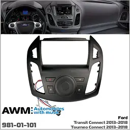 Перехідна рамка Ford Transit, Tourneo Connect AWM 981-01-101 - мініатюра 7