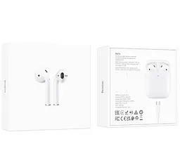 Навушники Bluetooth Hoco EW74 True wireless stereo headset White - мініатюра 4
