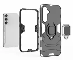 Чохол бампер Primolux Ring Armor для телефона Samsung Galaxy S23 FE (SMS711) Black - мініатюра 5