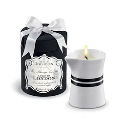 Масажна свічка Petits Joujoux - London - Rhubarb, Cassis and Ambra (190 г) розкішна упаковка