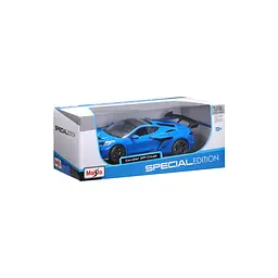 Машинка іграшкова Maisto 2025 Corvette ZR1 Coupe, масштаб 1:18 (31475 blue.met) - мініатюра 7