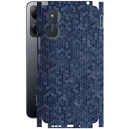 Захисна плівка StatusSKIN для Xiaomi Poco C65 Корпус Вініл Соти сині