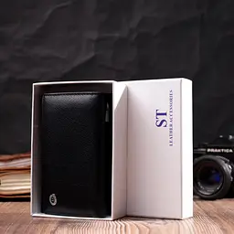 Жіночий шкіряний гаманець ST Leather 14х9х2 см acs0028379 - мініатюра 8