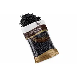 Гарячий плівковий віск у гранулах Hard Wax Beans Black 1000 г — професійний віск для депіляції без смужок