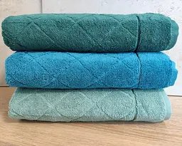 Набір махрових турецьких рушників Zeron 3 штуки 70х140 Microcotton Kilim Desen