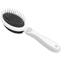 Гребінець-щітка для собак і котів AnimAll Groom 2в1, сірий - мініатюра 2