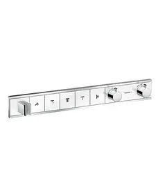 Термостат прихованого монтажу Hansgrohe RainSelect 15358400, Білий