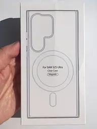Чохол протиударний для Samsung Galaxy S25 Ultra (S938) Clear Case Ultra Hybrid with MagSafe Прозорий - мініатюра 2