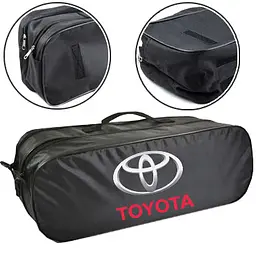 Сумка органайзер техдопомоги Toyota 53х19х13 см 2 відділення Чорна