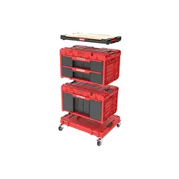 Набір ящиків Qbrick SYSTEM ONE WORKSHOP DRAWERS SET 7 RED ULTRA HD CUSTOM 780х540х650 мм 5901238262480