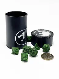 Настільна гра Планета Ігор Чаша для кубиків Вовк (чорна) (Dice cup Wolf black) (pi-dc007) - мініатюра 5