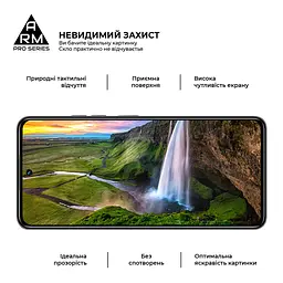 Захисне скло на TECNO Spark 30 4G (KL6) з олеофобним покриттям, Pro, повне проклеювання, антистатичний і пиловідштовхуючий шар, 9H, самоклеючеся, 2.5D, на весь екран, антистатичний клей, ArmorStandart (ARM81384) - мініатюра 4