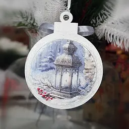 Творчий набір для створення 3-х ялинкових прикрас "Winter Forest" Fabrika Decoru FDCKW-052 - мініатюра 9