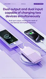 УМБ павербанк Power Bank Remax RPP-23 10000 mAh Black (18174-hbr) - мініатюра 3