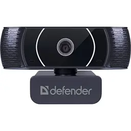 Веб-камера Defender G-lens 2590 QHD 2K 1440p, 3.7МП чорна