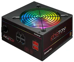 Блок живлення Photon (750W) >85% 120мм 1xMB 24pin(20+4) 1xCPU 8pin(4+4) 4xMolex 6xSA Chieftec teh0018594