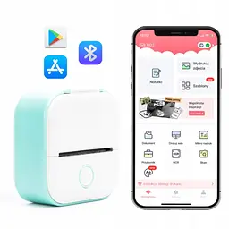 Міні принтер дитячий Phomemo T02 White, кишеньковий термопринтер - мініатюра 4