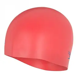 Шапочка для плавання Speedo Plain Moud Silc Cap Ju Червоний/Синій (1000-8-70990H200) - мініатюра 2