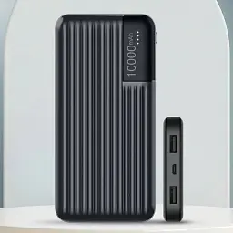 Зовнішній акумулятор PowerBank 10000 мА·год, LENYES PX161 / Портативний акумулятор / Повербанк для телефона / УМБ - мініатюра 4
