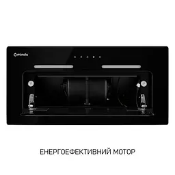Витяжка повновбудована MINOLA HBI 6473 BL GLASS 800 LED Line - мініатюра 4