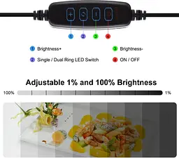 Фотобокс Puluz PU5032B LED 30 см [79360] - мініатюра 4