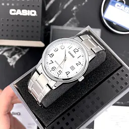 Чоловічий годинник Casio MTP-V002D-7B Сріблястий ( AT1141-0211 ) - мініатюра 4
