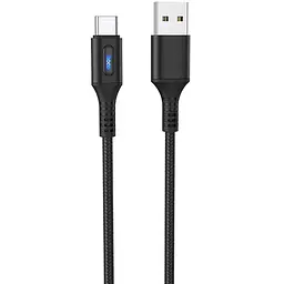 USB Cable Hoco U79 Admirable Smart Power Type-C Black 1.2m