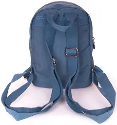 Рюкзак жіночий Jielshi текстильний 6 л 19×28×12 см Синій - мініатюра 4
