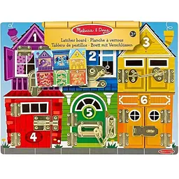 Дошка із засувками Melissa & Doug дерев’яна (SM93406/6075185)