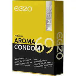 Ароматизовані презервативи Egzo Aroma № 3, Телесный