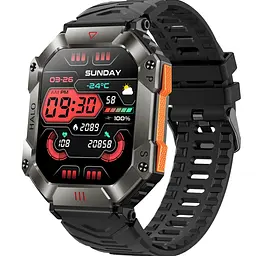 Тактичний смарт годинник Smart Racer K+ Black з компасом