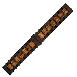Ремінець з дерева Watchbands Wood Light Black для Samsung Gear S3 Samsung Galaxy Watch 46mm Silver (WB0020WOODLIGHTBLACK) - мініатюра 2