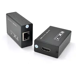 Одноканальный пассивный удлинитель HDMI сигнала по UTP кабелю Voltronic на 30 метров - мініатюра 2