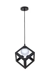 Світильник підвісний Levistella 756PR160glass-1 BK+WH, G9, 160х160мм, чорний + білий, сучасний стиль для дому