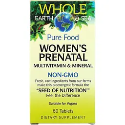 Мультивітаміни та мінерали для вагітних Natural Factors Women's Prenatal Multivitamin & Mineral 60 таблеток - мініатюра 2