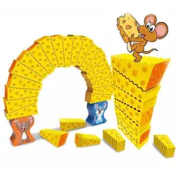 Настільна інтерактивна гра Ummi 707-B19 Mouse Stacking Cakes Game Yellow