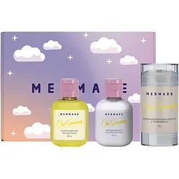 Парфумований набір для тіла Mermade Our Summer, гель для душу, 50 мл + лосьйон для тіла, 50 мл + дезодорант, 75 г - мініатюра 2