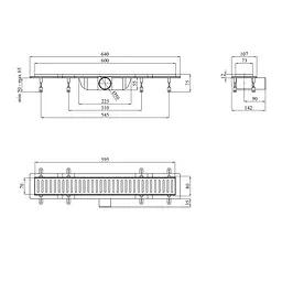 Трап лінійний Kroner KRP Harz S60 Sektion CV029579 - мініатюра 2